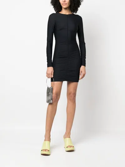 Reina Olga 'master Viper' Minidress In Black