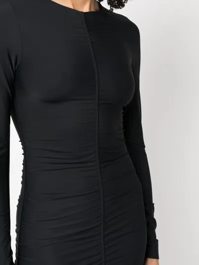 Reina Olga 'master Viper' Minidress In Black