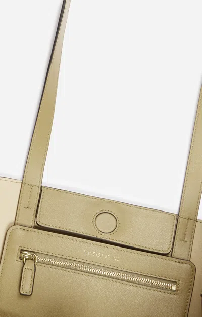 Vanessa Bruno Cabas Pm Green Tote In Green