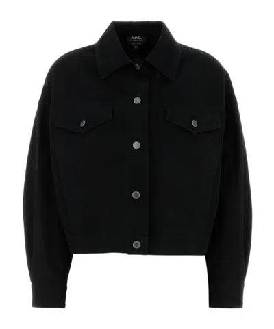 Apc A.p.c. Jackets In Black