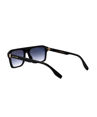 Marc Jacobs Marc Rectangle-frame Sunglasses In Blue