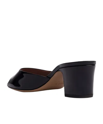 Paris Texas Lara Leather Mule In Black