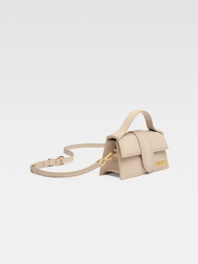 Jacquemus Beige Bambino Mini Crossbody Bag In Neutral