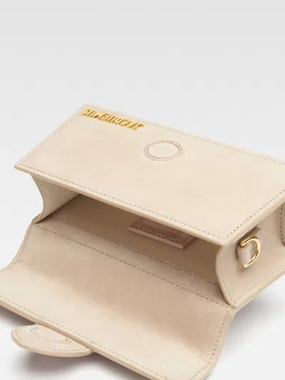 Jacquemus Beige Bambino Mini Crossbody Bag In Neutral