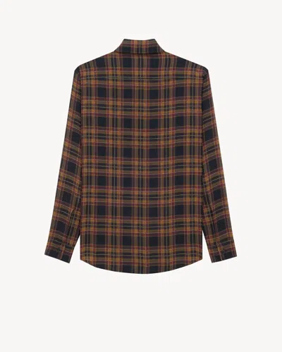 Saint Laurent 'cassandre' Lavallière Shirt In Multi