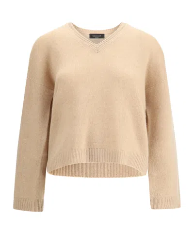 Fabiana Filippi Cashmere Sweater In Neutral