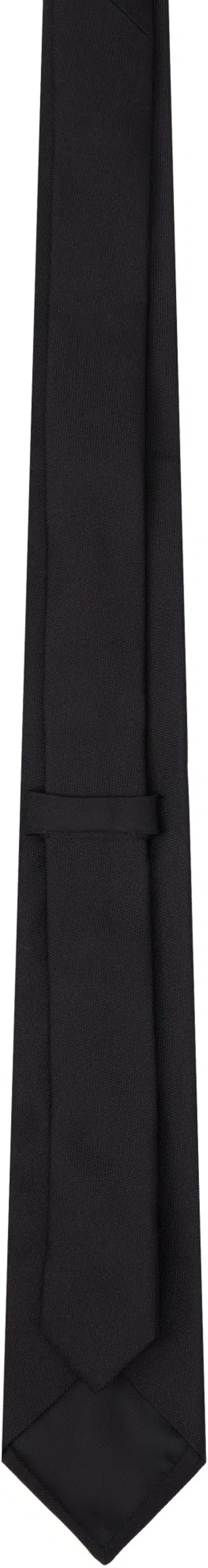 Givenchy Pointed Tie In Black