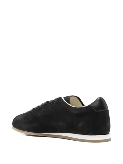 Common Projects Driving Shoe Sneakers In Black Suede In Black