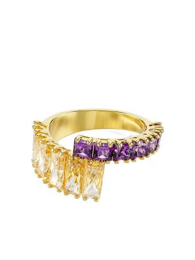 MATRIX BAGUETTE-CUT GOLD RING