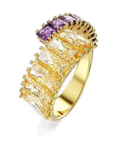 MATRIX BAGUETTE-CUT GOLD RING