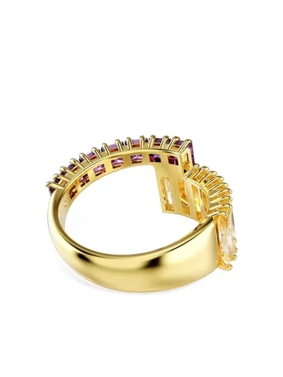 MATRIX BAGUETTE-CUT GOLD RING