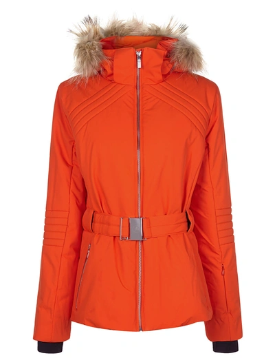 Fusalp Orange Hooded Najafur Ski Jacket