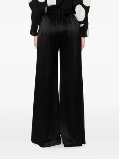 Gianluca Capannolo Elastic-waist Wide-leg Trousers In Black
