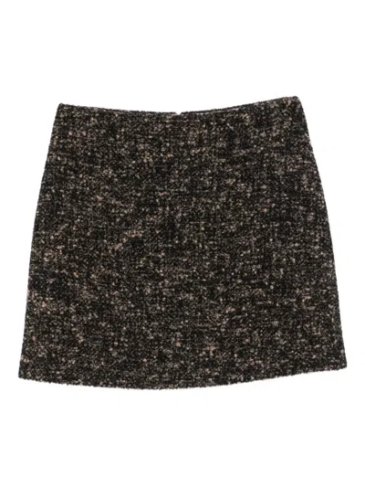 Blazé Milano Coci Wool-blend Tweed Miniskirt In Multi