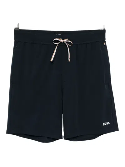 LOGO-PRINT PYJAMA SHORTS