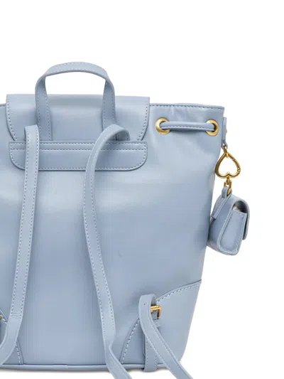 Juicy Couture Drawstring Flap Backpack In Blue