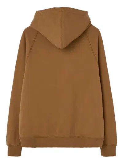Barbour Hooded Pocket Sweatshirt In Brown
