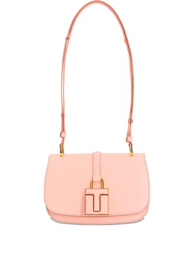 Tom Ford Mini Flap Shoulder Bag In Pink