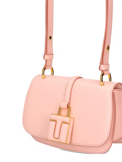 Tom Ford Mini Flap Shoulder Bag In Pink