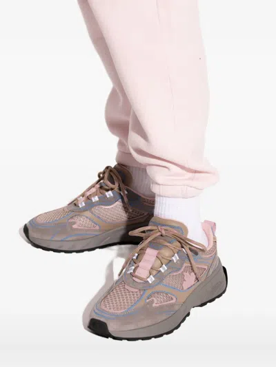 SPRINTER SUEDE-LEATHER MESH SNEAKERS