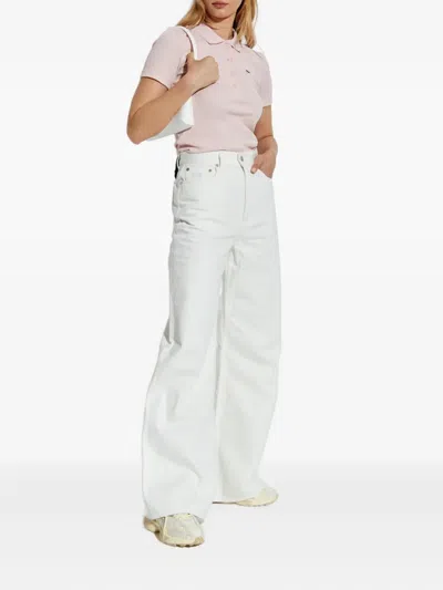 Lacoste Polo Shirt In Pink