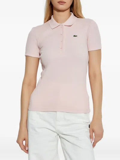 Lacoste Polo Shirt In Pink