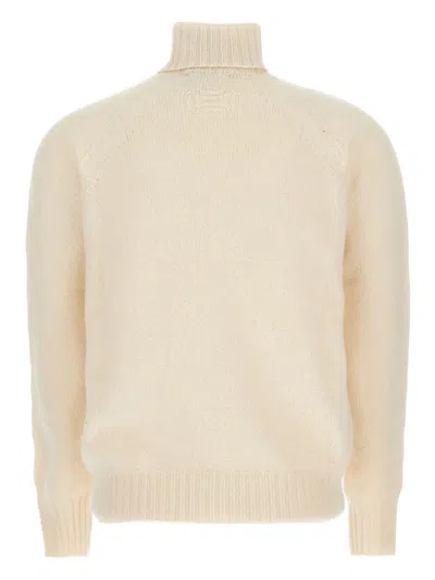 Drumohr Wool Turtleneck In Neutral