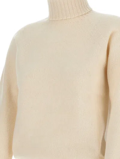 Drumohr Wool Turtleneck In Neutral