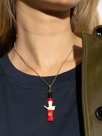 Marni Letter Shape Pendant In Multi