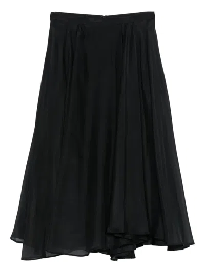 A-LINE MIDI SKIRT