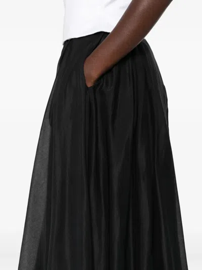 A-LINE MIDI SKIRT