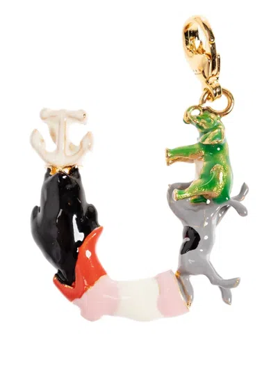 Marni Animal-embellished Pendant In Multi
