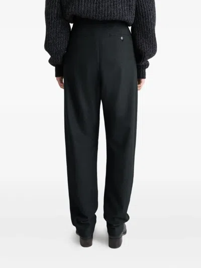Lemaire Drawstring Parachute Pants In Black