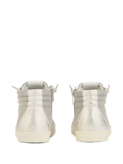 P448 Skate Dune Zip-up High-top Sneakers In Gold