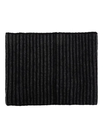 RIBBED CASHMERE SCARF