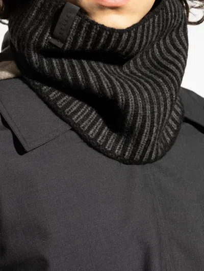 RIBBED CASHMERE SCARF
