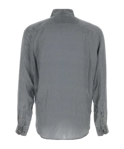 Giorgio Armani Brunello Cucinelli Tailored Blazer In Twill Fabric In Gray