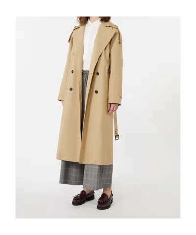 Weekend Max Mara Luigi Prince Of Wales Wool Trousers In Gray