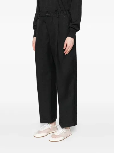 Sofie D'hoore Checked Pleated Trousers In Black
