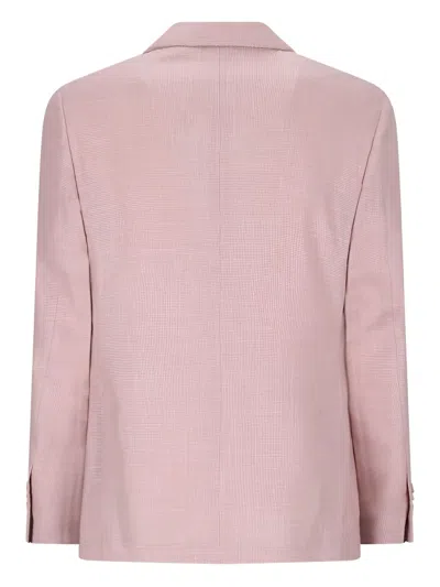 Lardini Single Breasted Blazer Jacket In Pink