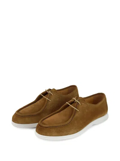 LACE-UP SUEDE SHOES