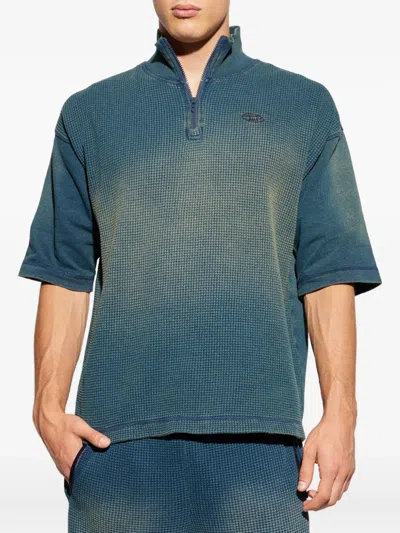 Diesel Half-zip Sweater In Blue