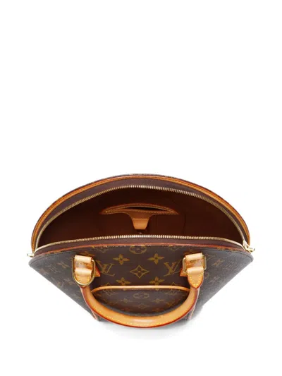 Pre-owned Louis Vuitton 1998 Monogram Ellipse Pm Handbag In Brown