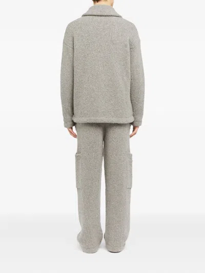 SHAWL-COLLAR BUTTON CARDIGAN