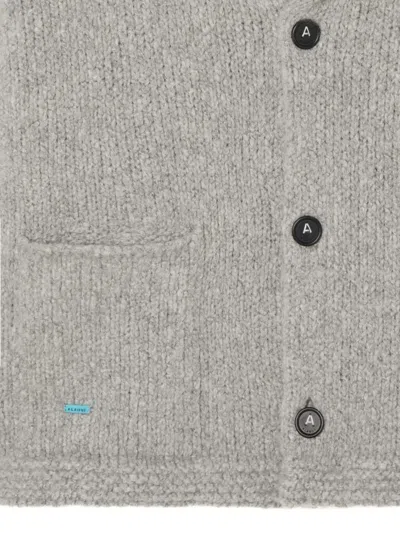 SHAWL-COLLAR BUTTON CARDIGAN