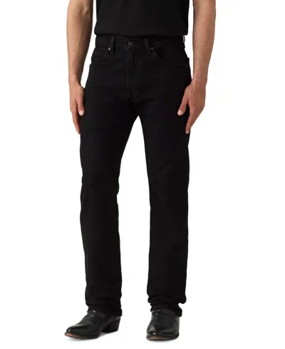 Levi's Men's 557 Western Straight Fit Boot Cut Jeans In Black