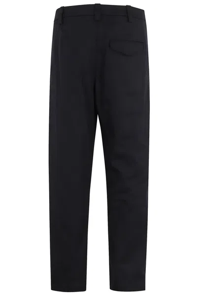 Apc A.p.c. Tailored Pants With Renato Pattern In Black