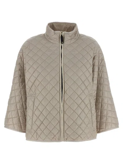 Max Mara The Cube 'delfina' Reversible Hood In Brown