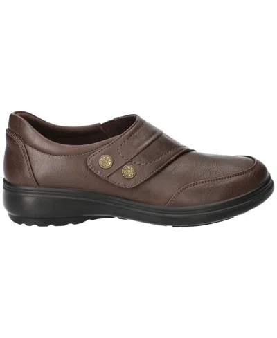 Easy Street Joy Womens Round Closed Toe Slip-on Shoe In Brown