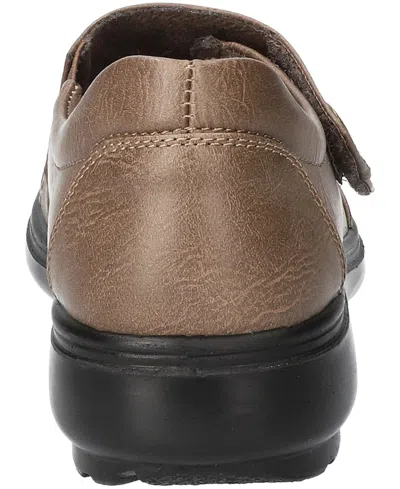 Easy Street Joy Womens Round Closed Toe Slip-on Shoe In Brown